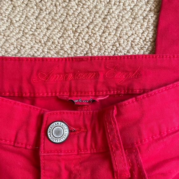 Red stretch jegging - Picture 2 of 3